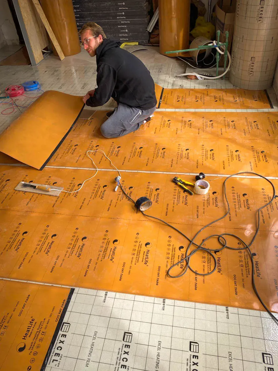 Instalación de piso radiante — 1